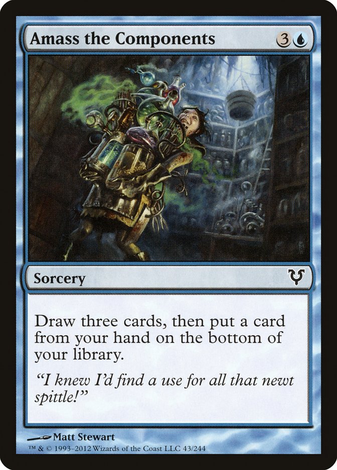 MTG Card Title: Amass the Components AVR/43