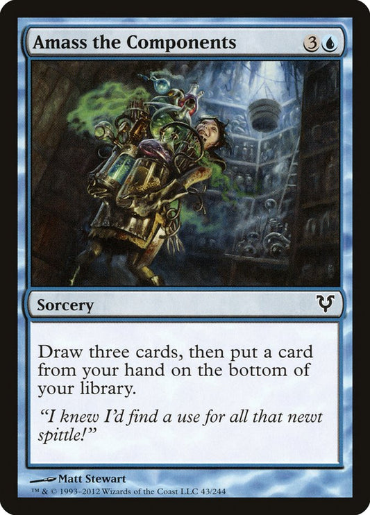MTG Card Title: Amass the Components AVR/43