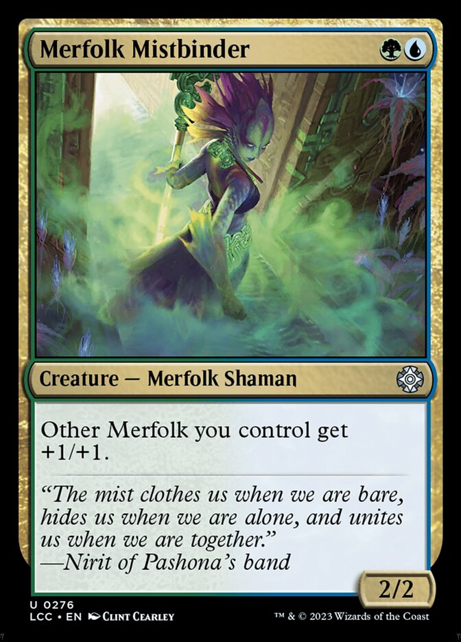 MTG Card Title: Merfolk Mistbinder LCC/276