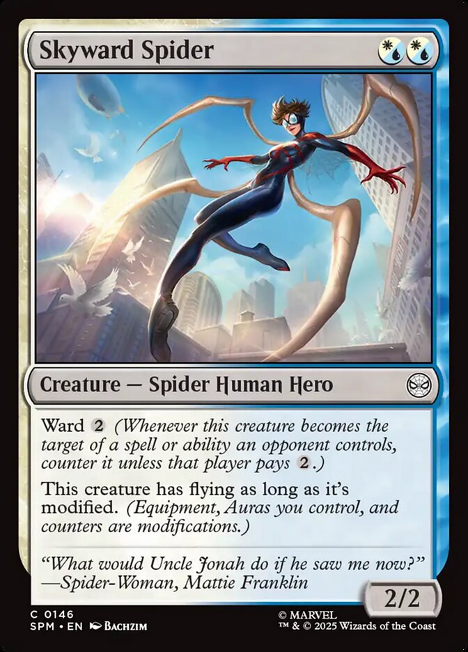 MTG Card Title: Skyward Spider SPM/146