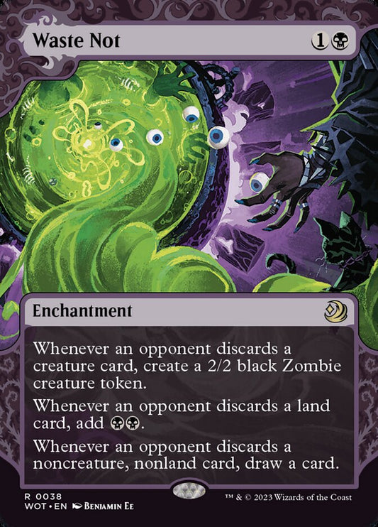 MTG Card Title: Waste Not WOT/38