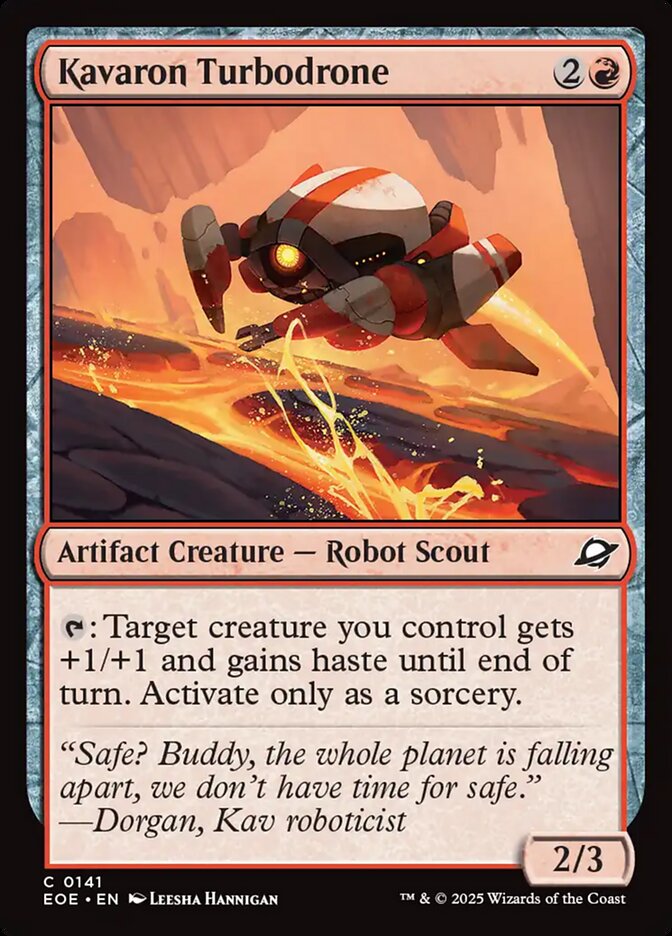 MTG Card Title: Kavaron Turbodrone EOE/141