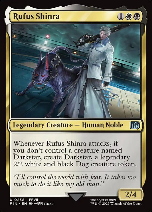 MTG Card Title: Rufus Shinra FIN/238
