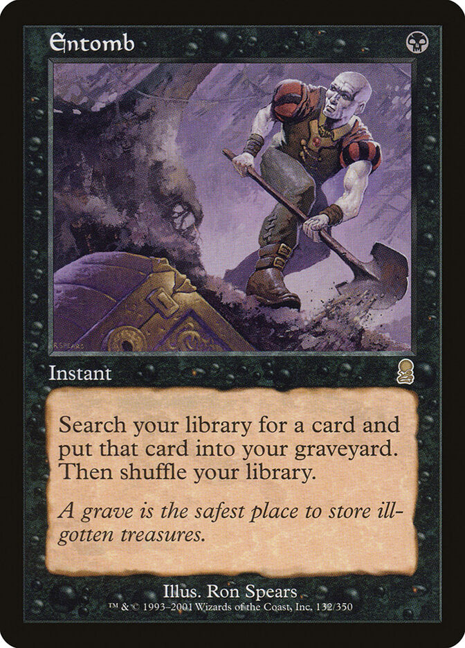 MTG Card Title: Entomb ODY/132