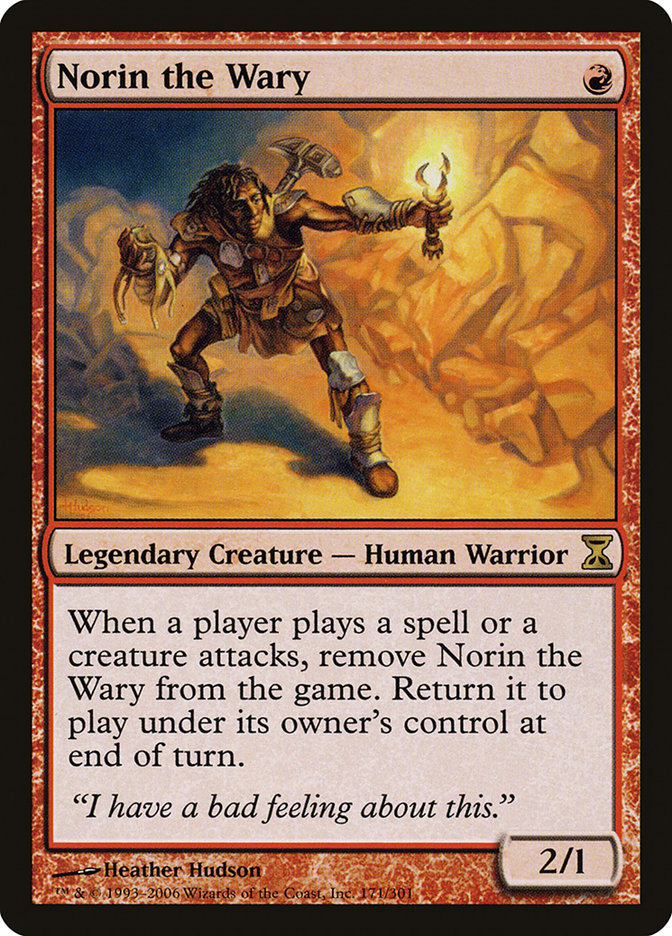 MTG Card Title: Norin the Wary TSP/171