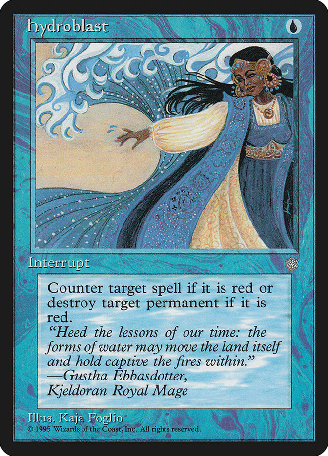MTG Card Title: Hydroblast ICE/72