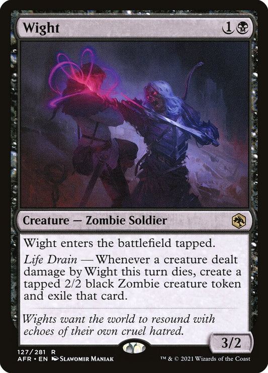 MTG Card Title: Wight AFR/127