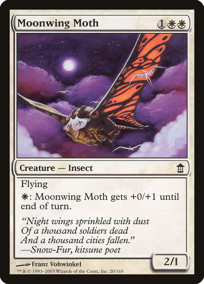 MTG Card Title: Moonwing Moth SOK/20