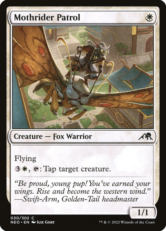 MTG Card Title: Mothrider Patrol NEO/30