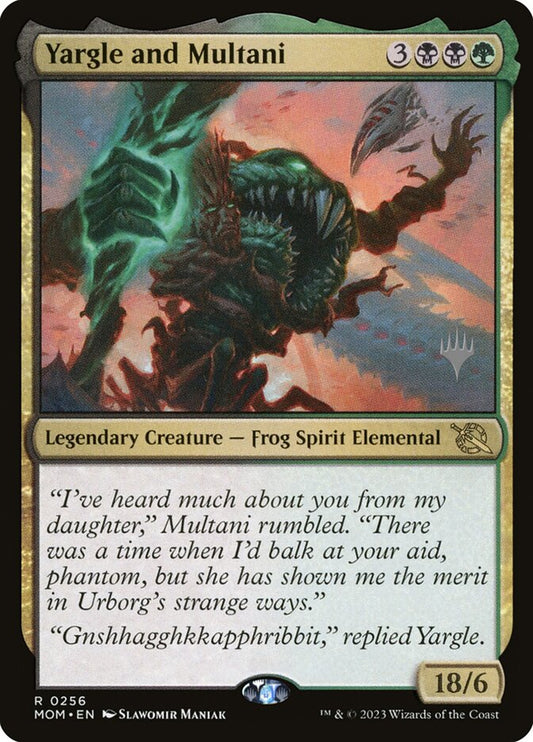 MTG Card Title: Yargle and Multani PMOM/256p
