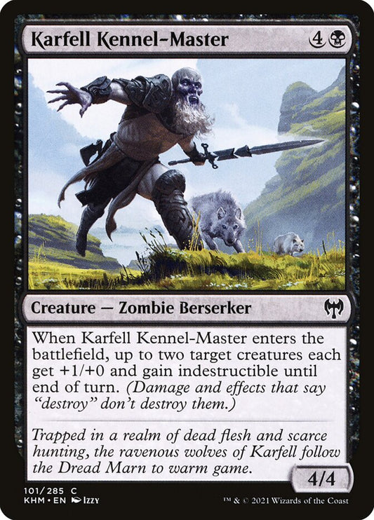MTG Card Title: Karfell Kennel-Master KHM/101