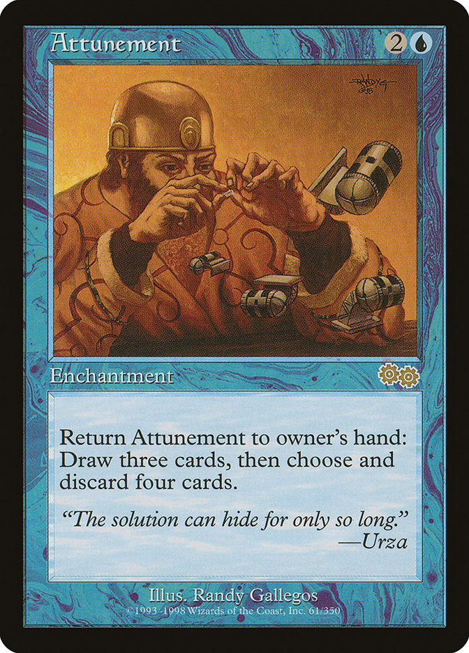 MTG Card Title: Attunement USG/61
