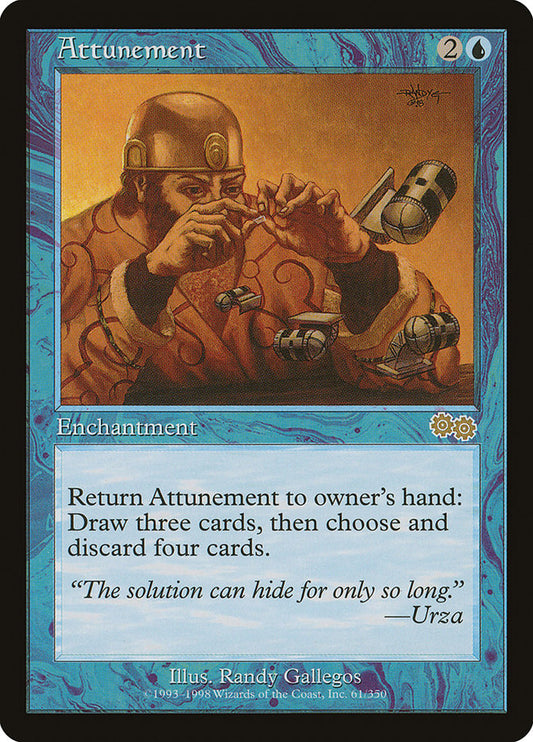 MTG Card Title: Attunement USG/61