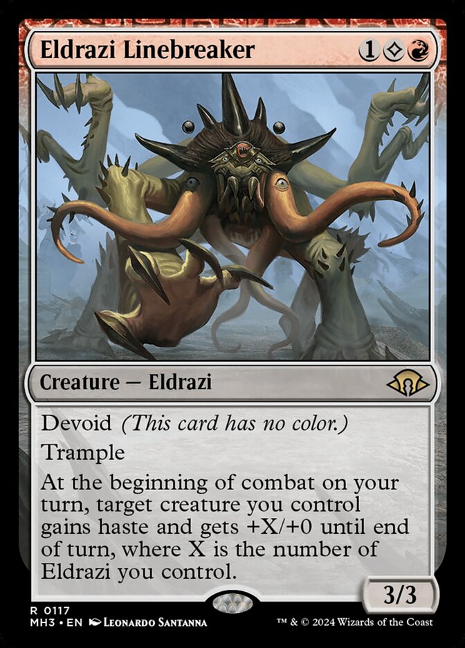 MTG Card Title: Eldrazi Linebreaker MH3/117