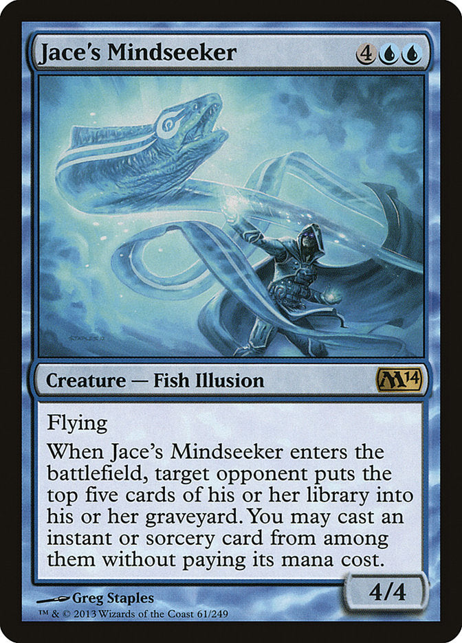 MTG Card Title: Jace's Mindseeker M14/61