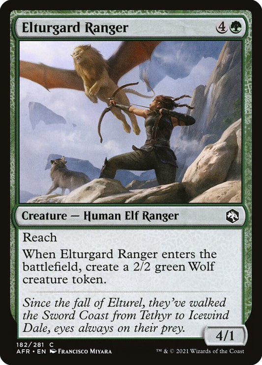 MTG Card Title: Elturgard Ranger AFR/182