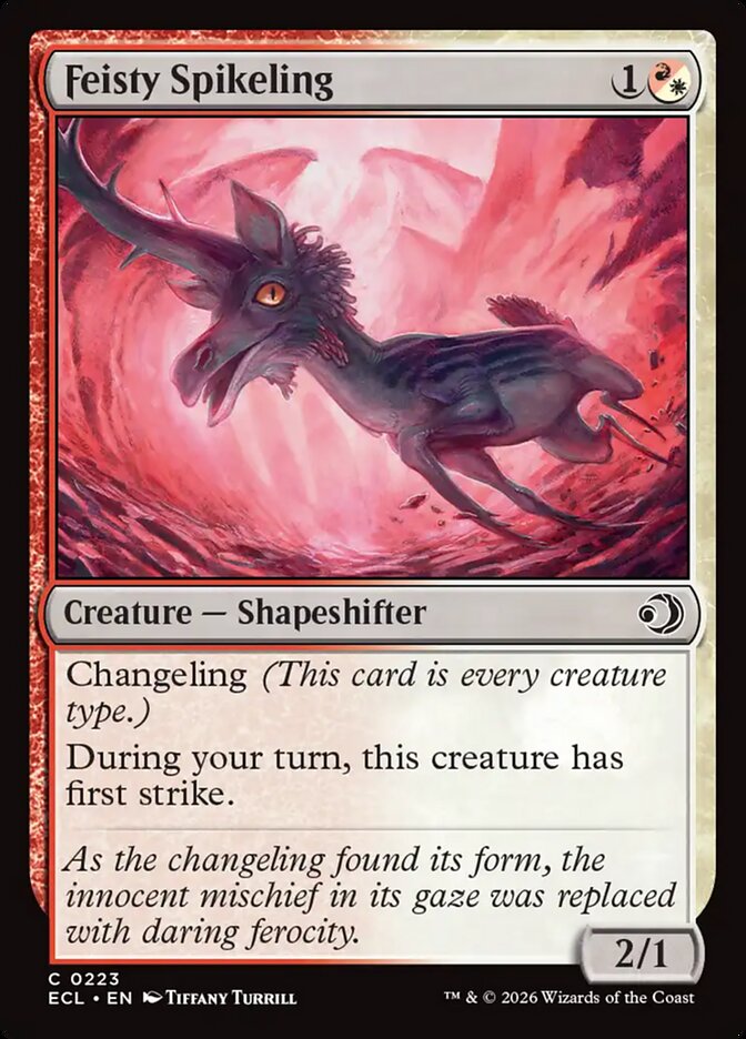 MTG Card Title: Feisty Spikeling ECL/223