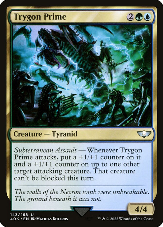 MTG Card Title: Trygon Prime 40K/143