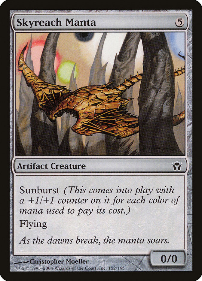 MTG Card Title: Skyreach Manta 5DN/152