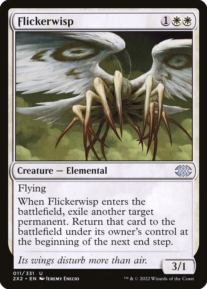 MTG Card Title: Flickerwisp 2X2/11