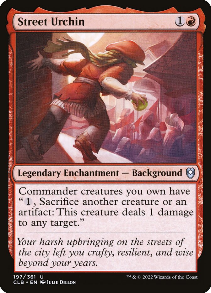MTG Card Title: Street Urchin CLB/197