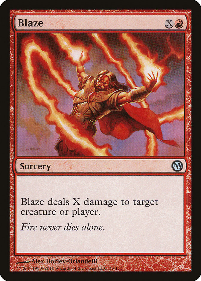 MTG Card Title: Blaze DPA/39