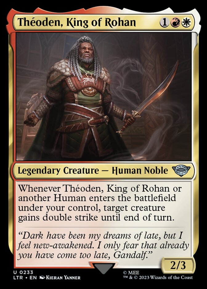 MTG Card Title: Théoden, King of Rohan LTR/233
