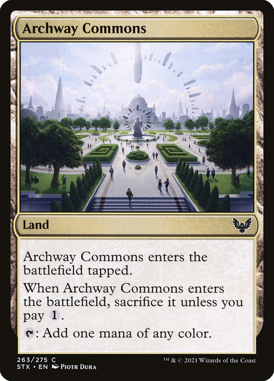 MTG Card Title: Archway Commons STX/263