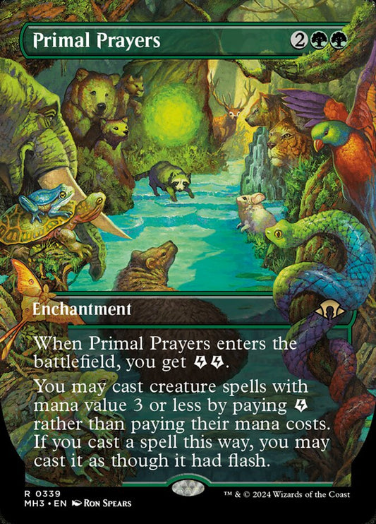MTG Card Title: Primal Prayers MH3/339
