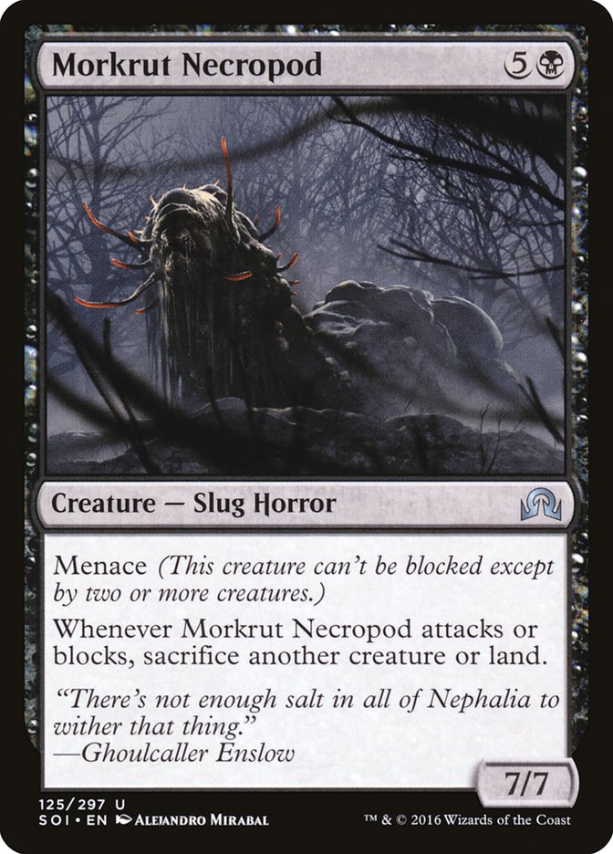 MTG Card Title: Morkrut Necropod SOI/125