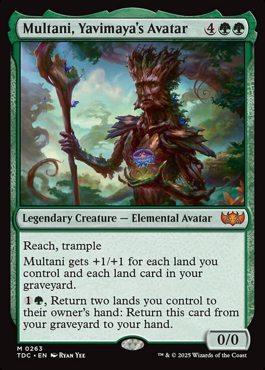 MTG Card Title: Multani, Yavimaya's Avatar TDC/263