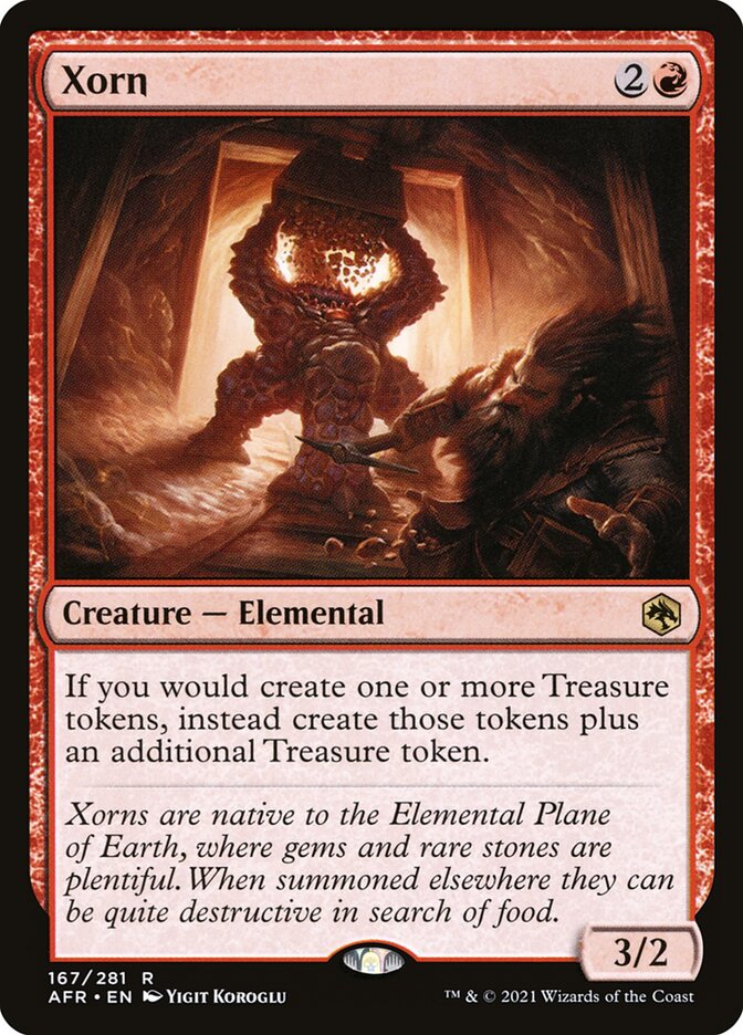 MTG Card Title: Xorn AFR/167