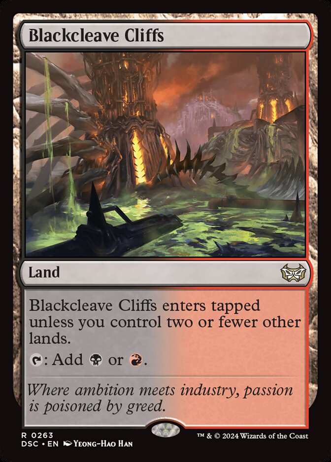 MTG Card Title: Blackcleave Cliffs DSC/263