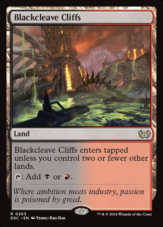 MTG Card Title: Blackcleave Cliffs DSC/263