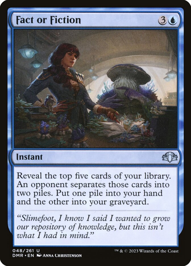MTG Card Title: Fact or Fiction DMR/48