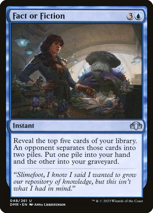 MTG Card Title: Fact or Fiction DMR/48