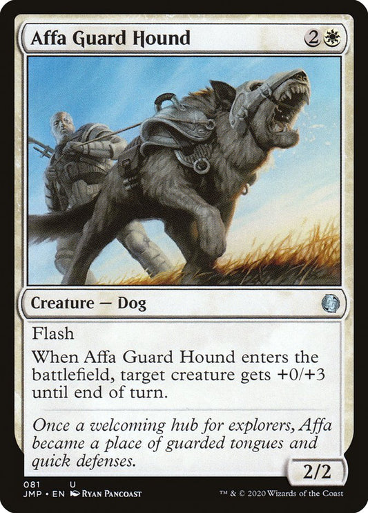 MTG Card Title: Affa Guard Hound JMP/81