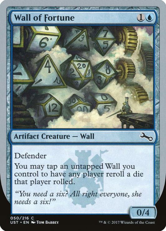 MTG Card Title: Wall of Fortune UST/50