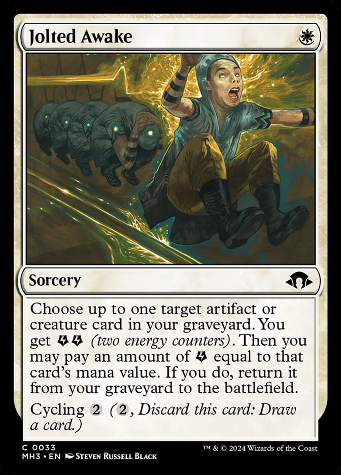 MTG Card Title: Jolted Awake MH3/33