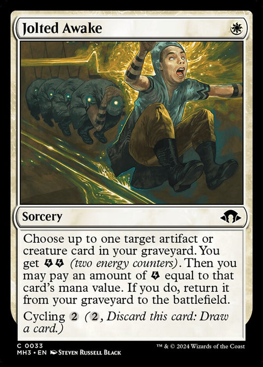 MTG Card Title: Jolted Awake MH3/33