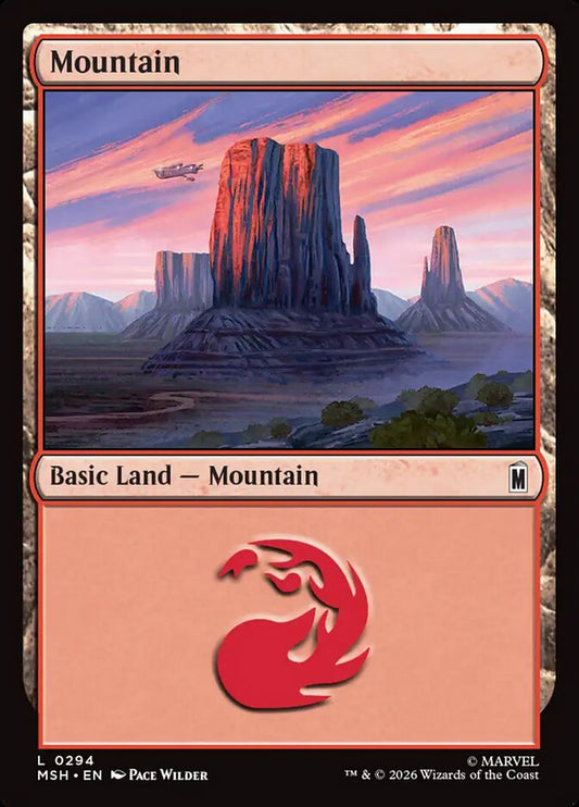 MTG Card Title: Mountain MSH/294