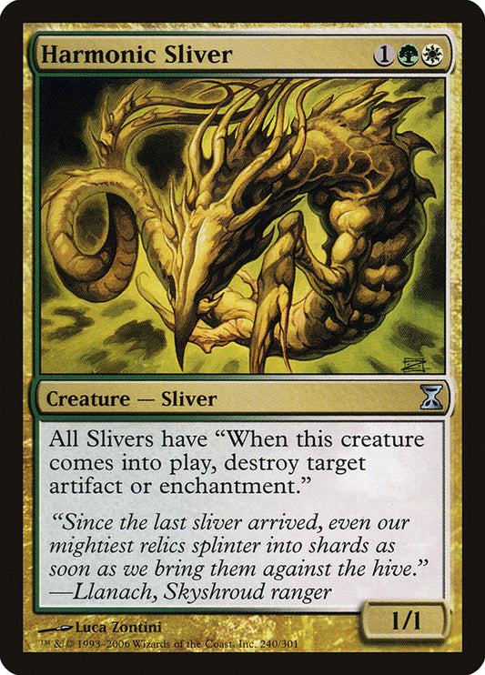 MTG Card Title: Harmonic Sliver TSP/240