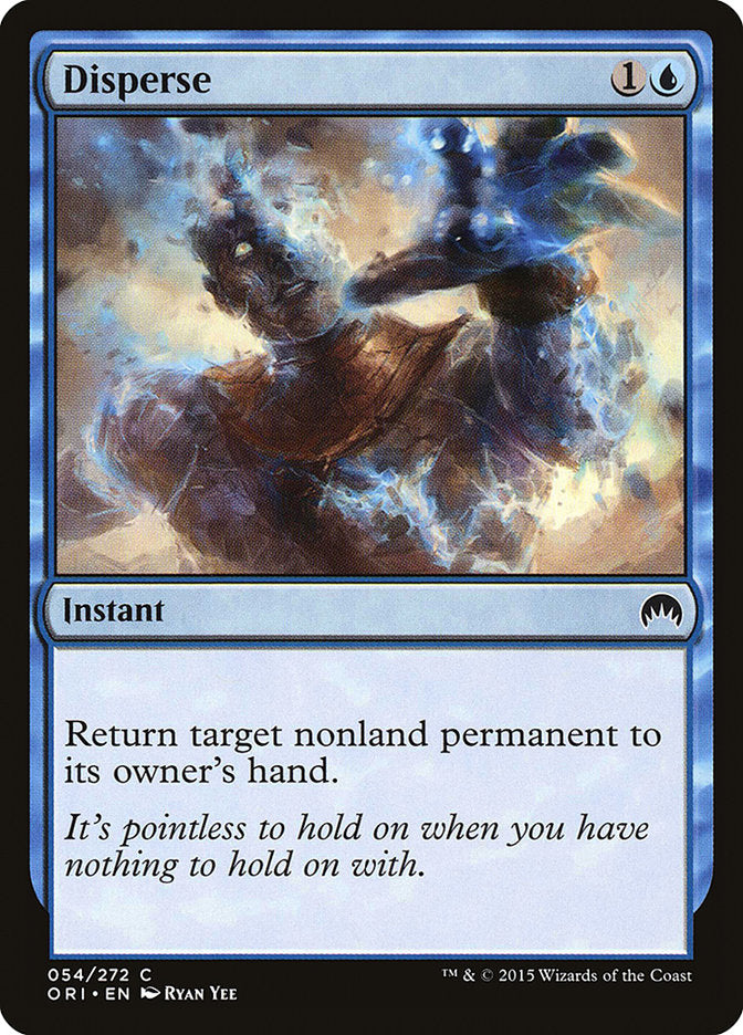 MTG Card Title: Disperse ORI/54