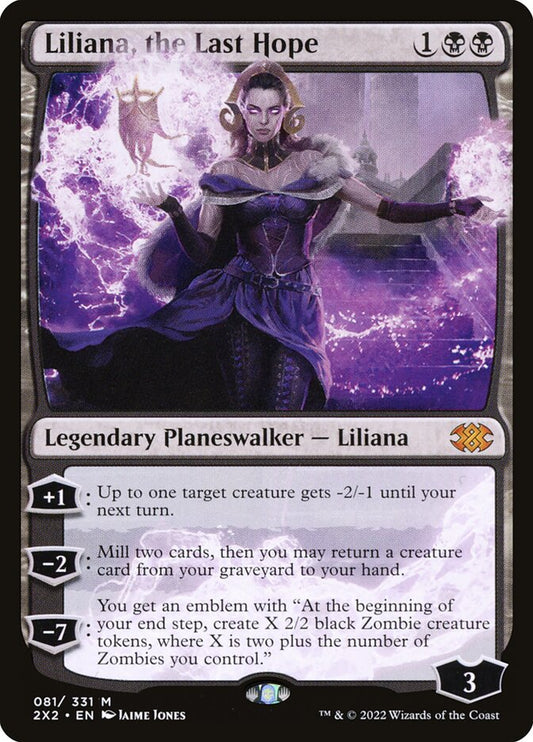 MTG Card Title: Liliana, the Last Hope 2X2/81