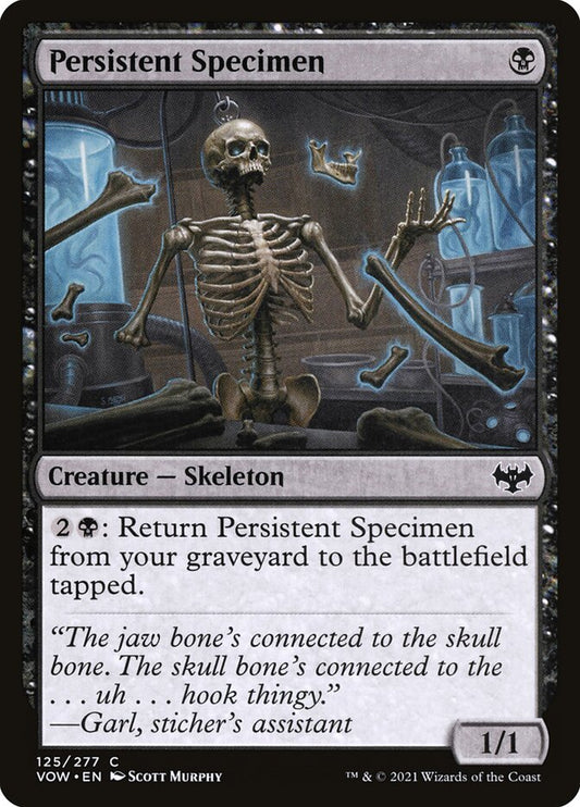 MTG Card Title: Persistent Specimen VOW/125