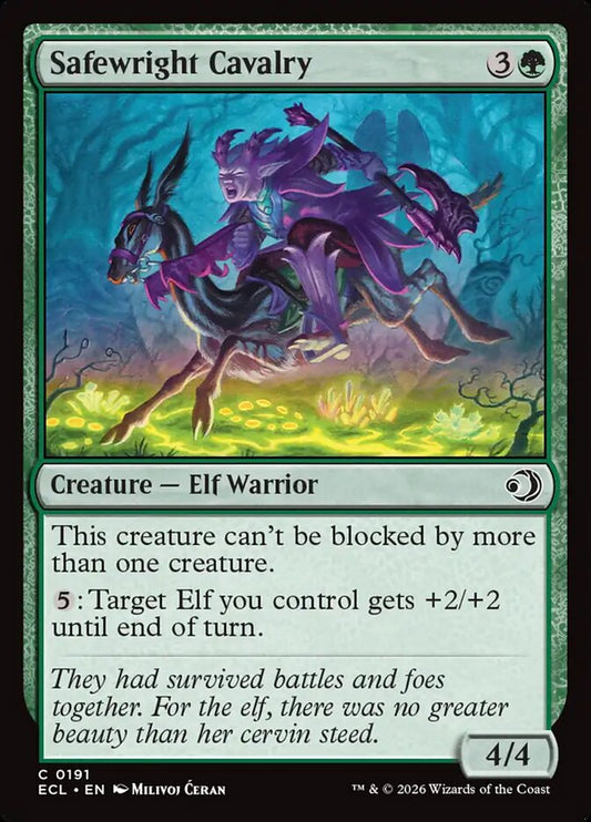 MTG Card Title: Safewright Cavalry ECL/191