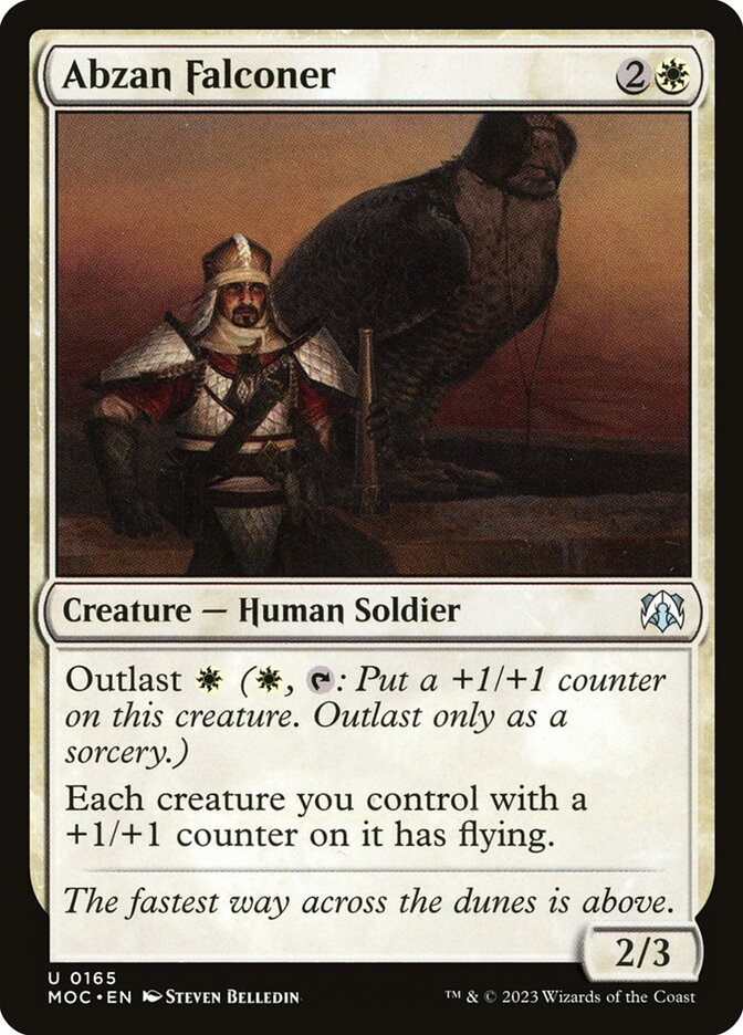 MTG Card Title: Abzan Falconer MOC/165