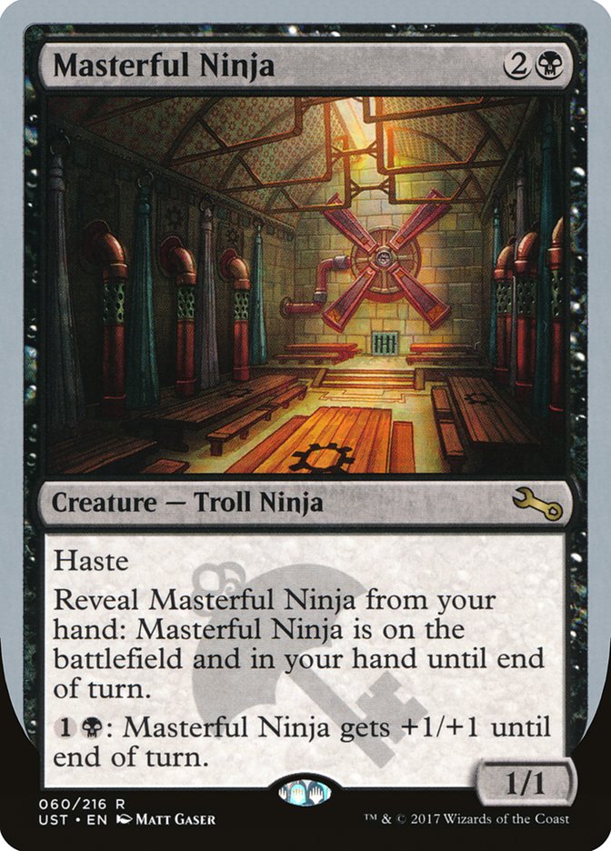 MTG Card Title: Masterful Ninja UST/60
