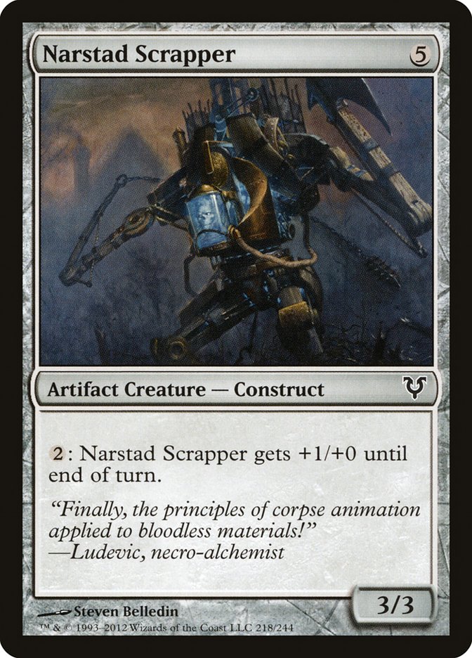 MTG Card Title: Narstad Scrapper AVR/218