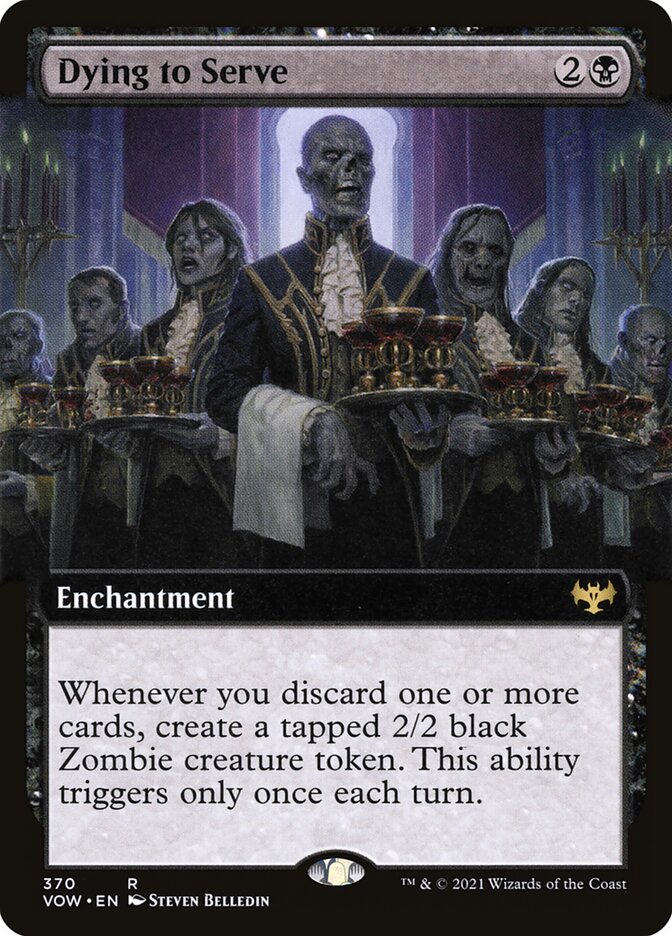 MTG Card Title: Dying to Serve VOW/370